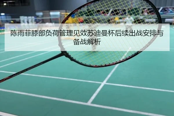 陈雨菲膝部负荷管理见效苏迪曼杯后续出战安排与备战解析